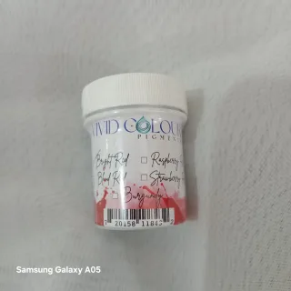 Vivid Colour Bright Red Gel Paste