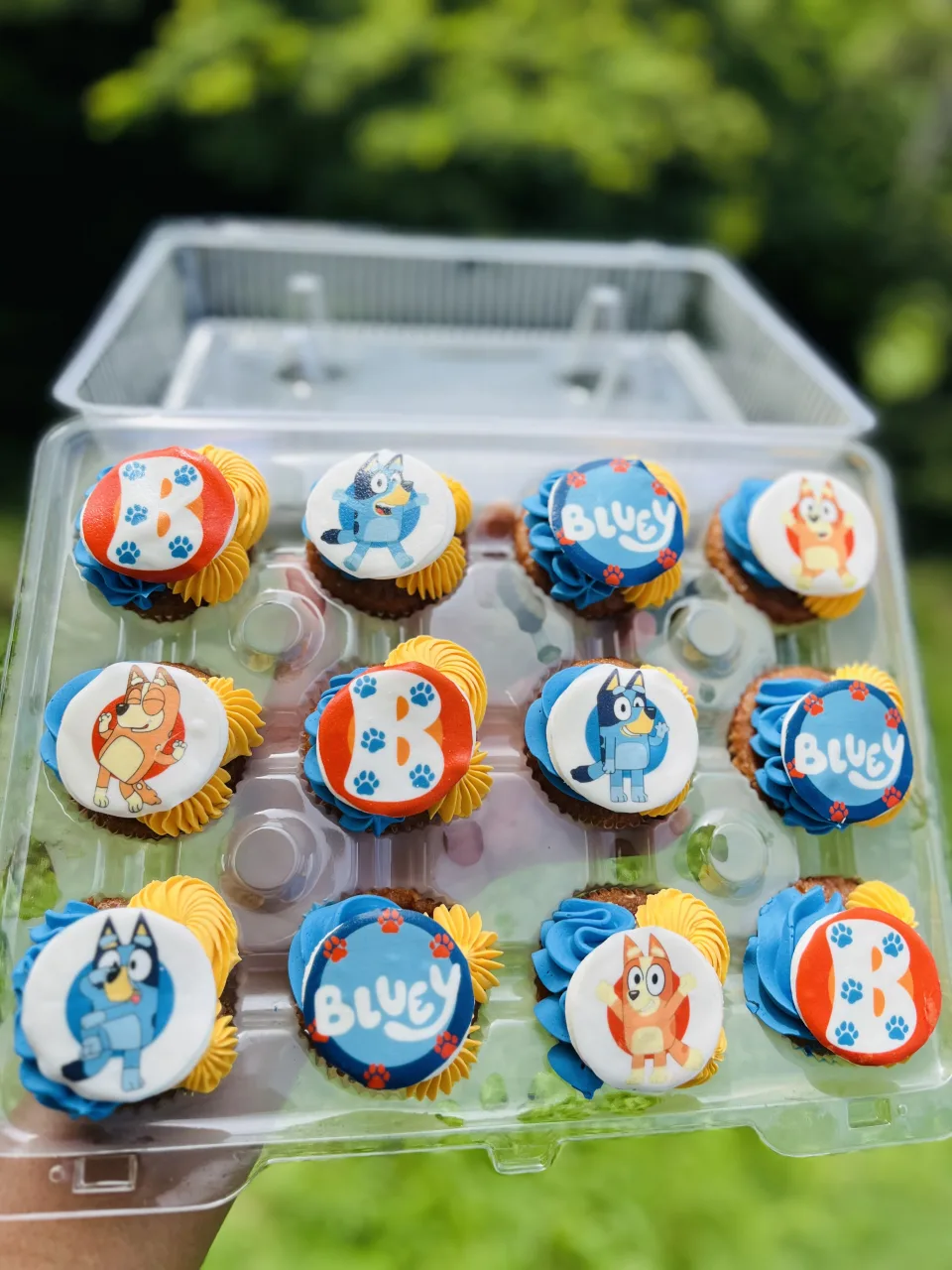Edible image cupcakes