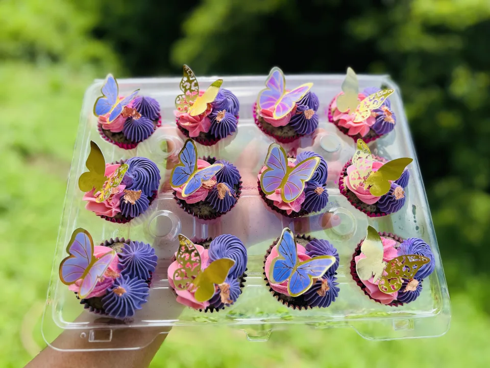 Butterfly theme cupcakes